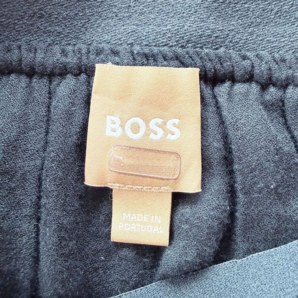 BOSS Hugo Boss Vapliso Elastic Waist Pleated Chiffon Midi Skirt in Blue Size 0 - Picture 11 of 16